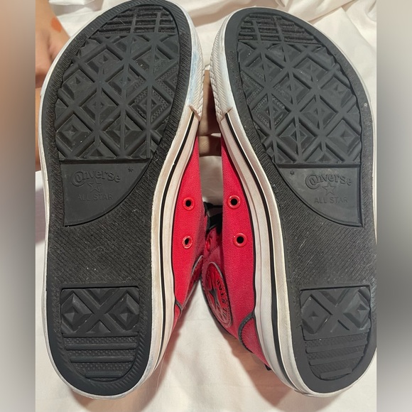Converse All ⭐️ Star Red&Black Mid-Top Chucks - Picture 2 of 7
